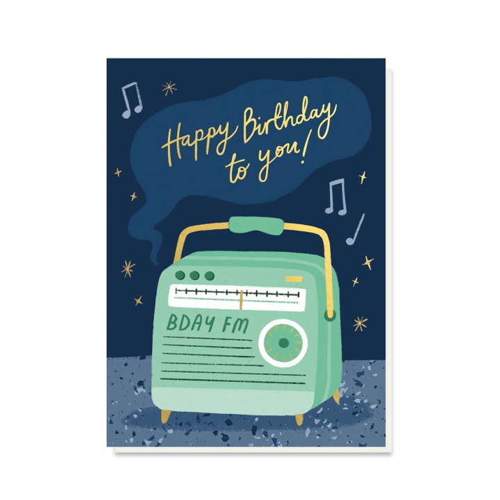 Cumpleaños de radio de mapa