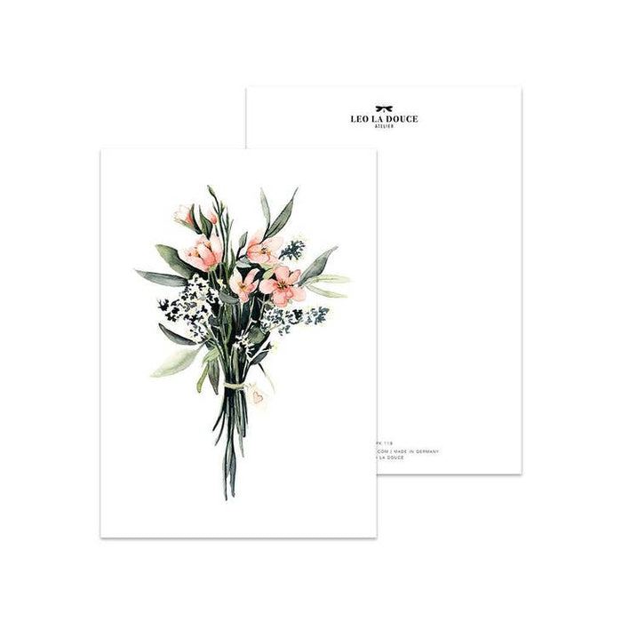 Bouquet de flor de postal | Una envoltura