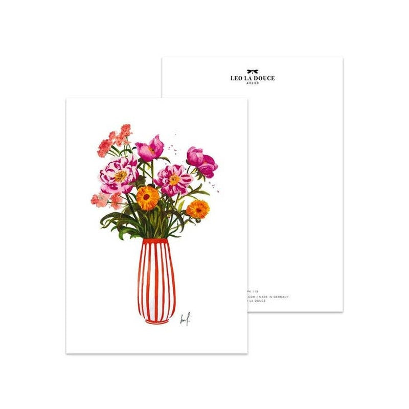 Postal Peonies Pink | Un sobre