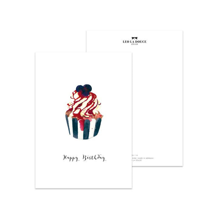 Mapa de feliz cumpleaños cupcake | Sobre