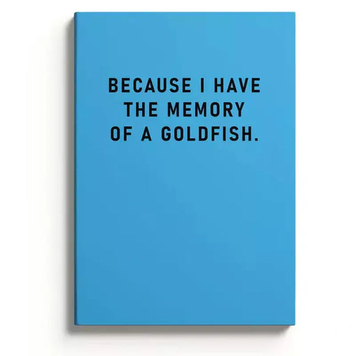 A5 Memoria del cuaderno de un pez dorado