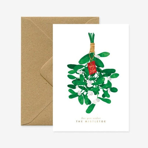 Kaart See You Under The Mistletoe Krossproducts | De online winkel voor hebbedingetjes