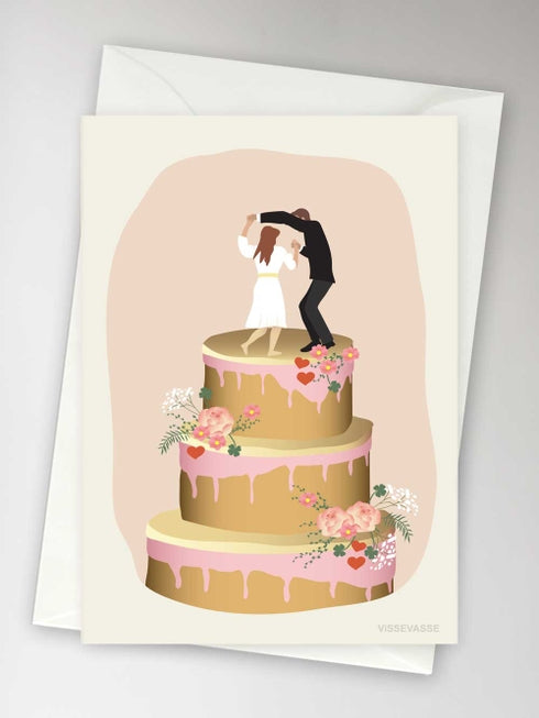 Cake de boda de mapa