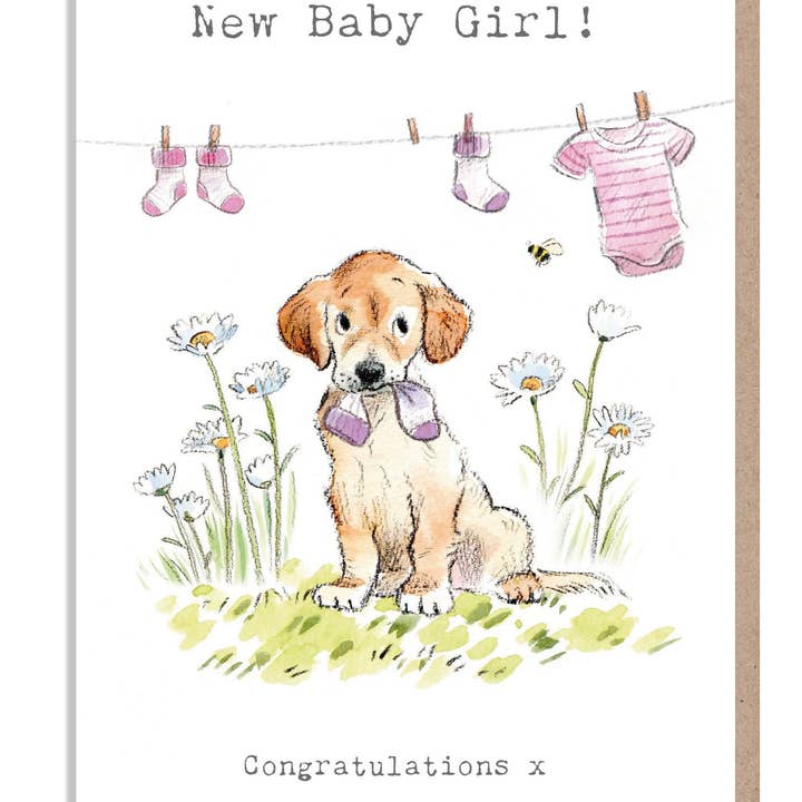 Kaart New Baby Girl!