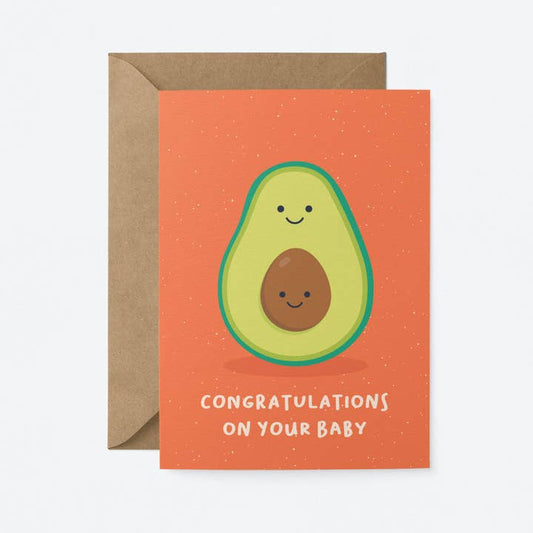 Conggratulaciones de tarjeta en su bebé