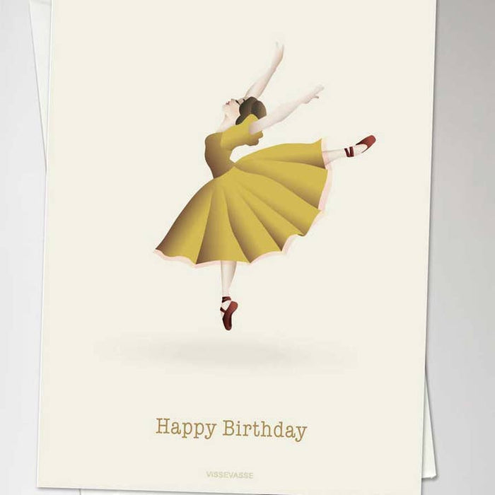 Mapa feliz cumpleaños | Bailarina