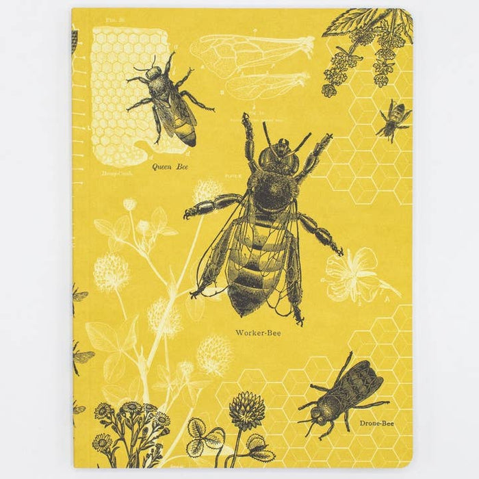 Bees Softcover Notebook - Páginas forradas