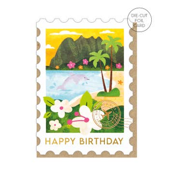 Mapa feliz cumpleaños | Hawai