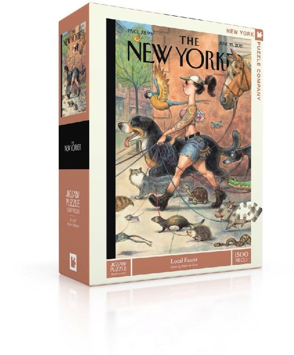 New York Puzzle Company Local Fauna Puzzle 1500 piezas