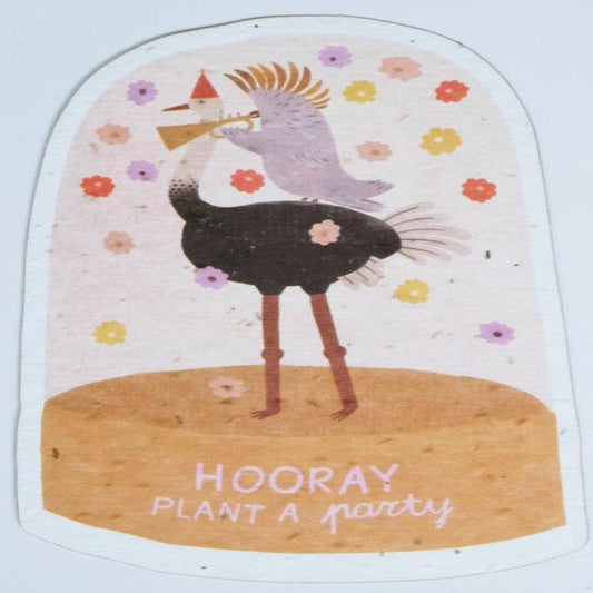 Send & Grow Kaart | Hooray Plant a Party Krossproducts | De online winkel voor hebbedingetjes